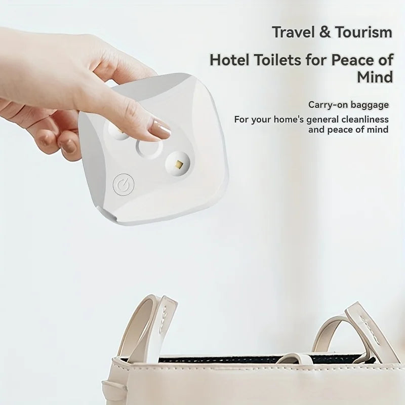 Portable Household Smart Toilet Cleaner Wall-mounted Sterilization With USB Charging LED Toilet Light For Home Bathroom Travels