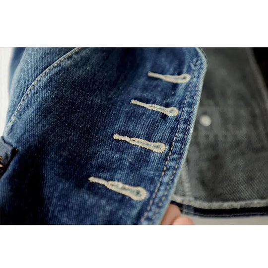 PTKPCC Casual Female Tops Women Denim Vest Jacket Spring Autumn