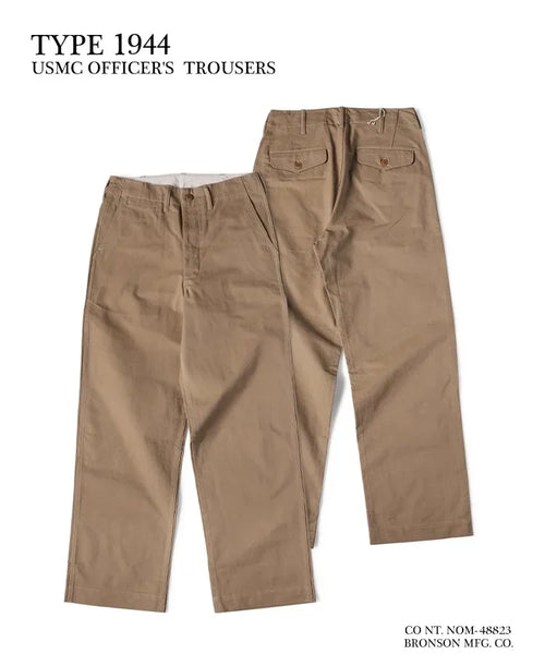 Bronson 1944 Officer's Chino 11oz Cotton Twill High Waist Straight Leg