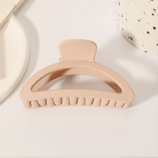 5PCS Frosted Hair Clips Simple Big Hair Claw Clips for Women Girls Thin Thick Curly Hair Jaw Clips Shark Clips Hair Accessories