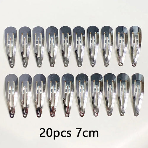 10/20/30pcs/set Women Silver Gold Black Waterdrop Shape Basic Alloy