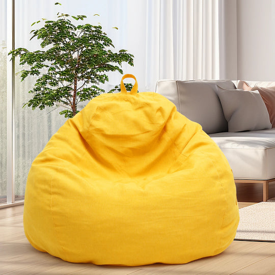 Lazy Sofa Cover Large Without Filler Bean Bag Cover Comfortable Outdoor Bedroom Lazy Seat Bag Tatami Living Room Beanbags