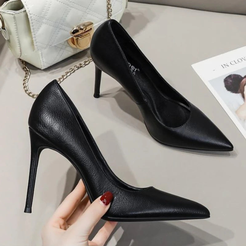 Lastest High Heels on Heeled Women's Shoes Stilito Pumps Ladies Luxury Brand Non Slip With Discount a Stylish Spring Quality