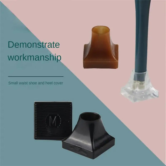 2Pcs High Heels Protector Cover Stoppers Stilettos Latin Dance Shoes