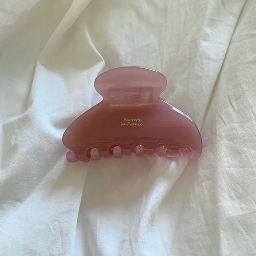 Elegant Acetate Hair Claw Medium Size Sweet Hair Clip Shark Clip Women