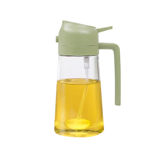 New 500ml Plastic Spray Oil Sprayer Bottle Atomized Fat Loss Spray Oil Artifact Oil Spray Bottle BBQ Cooking Kitchen Tool