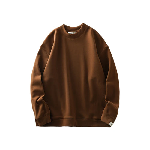 DUKEEN Fleece Half-Turtleneck Dralon Sweatshirts for Men Autumn and