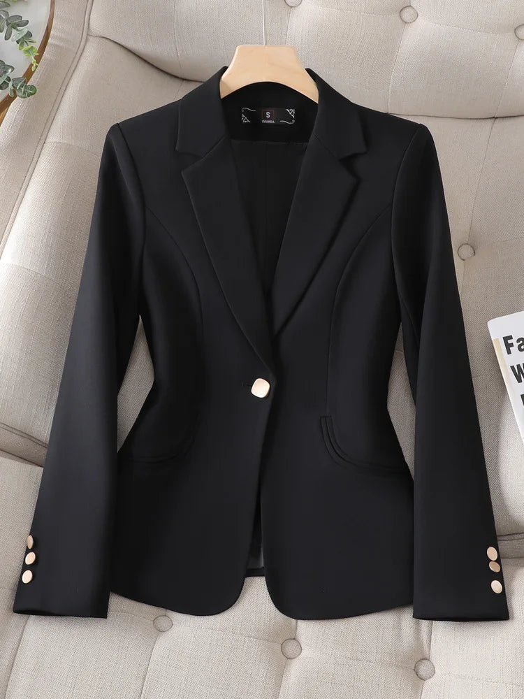 Spring Autumn Blazers New Small Suit Jacket Women Fashion Jacket