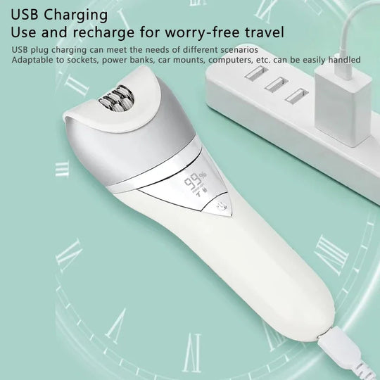 Electric Razor for Women 7 in 1 Painless Wet & Dry Women Shaver Blade