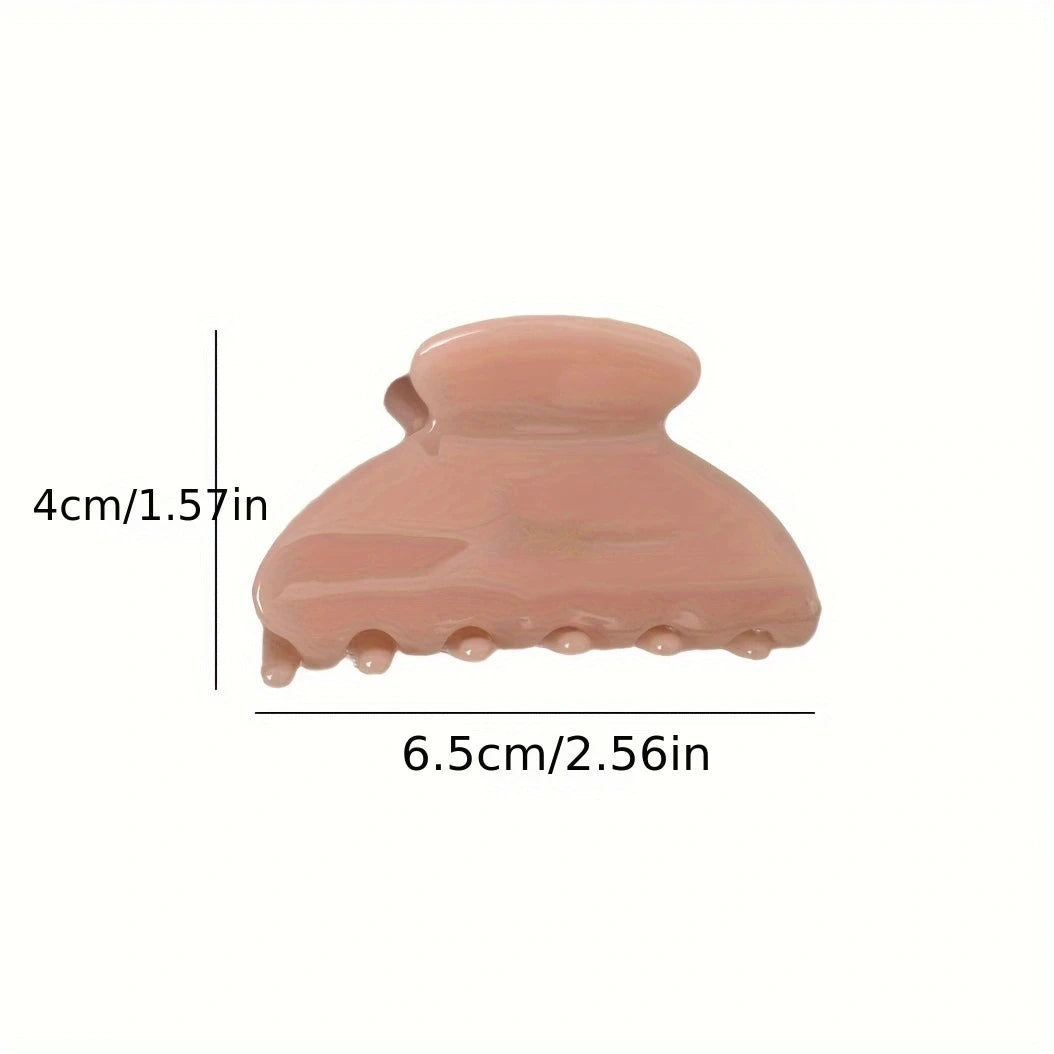Elegant Acetate Hair Claw Medium Size Sweet Hair Clip Shark Clip Women