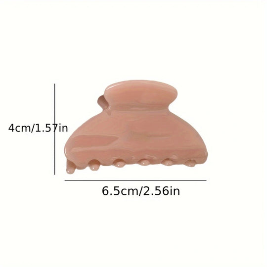 Elegant Acetate Hair Claw Medium Size Sweet Hair Clip Shark Clip Women