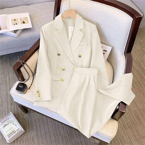 Autumn Two Piece Set For Women 2024 Casual Chic And Elegant Tops Coats