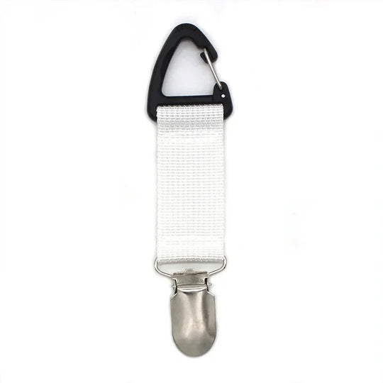 Outdoor travel straw hat clip Portable hat companion bag clip