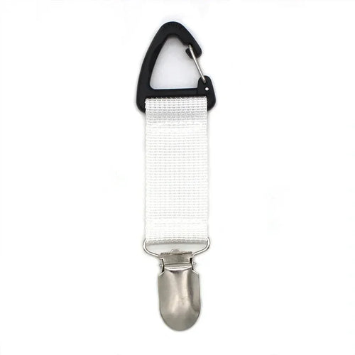 Outdoor travel straw hat clip Portable hat companion bag clip