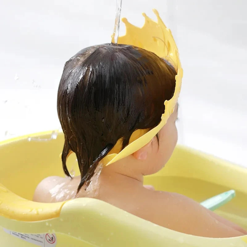 Baby Shower Cap Waterproof Shampoo Hat for Children Shower Toddler