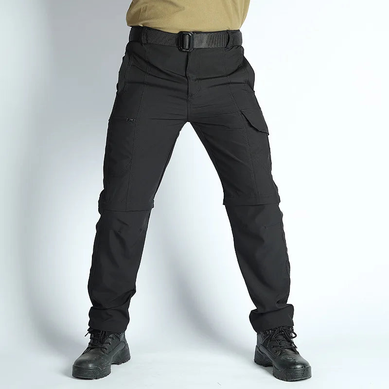 Men's Hiking Pants Convertible Zip Off Lightweight Waterproof Quick Dry Outdoor Fishing Travel Safari Camping Detachable Trouser