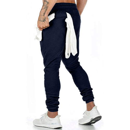Men's Gym Pants Workout Running Athletic Joggers Slim Fit Sport Track