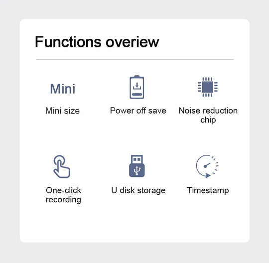 Mini Voice Activated Recorder Digital Audio Recording Keychain Device Wearable Sound Professional Micro Dictaphone STTWUNAKE