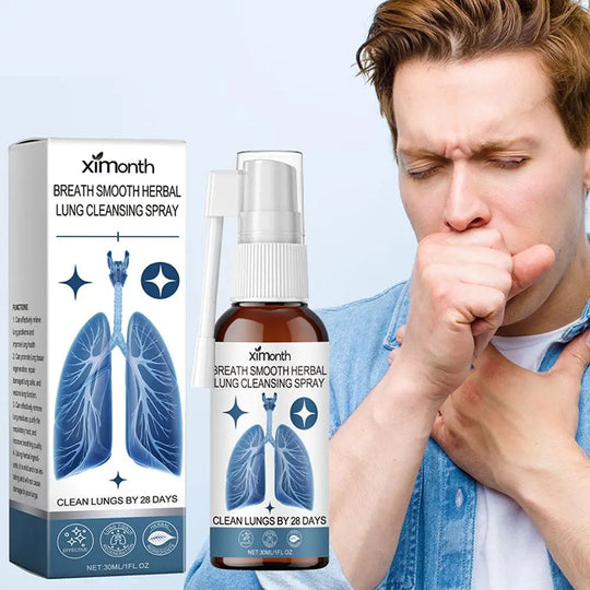 New 30ml Herbal Lung Cleanse Mist Powerful Lung Support Spray Herbal & Breathe Health Care Mist Herbal Cleanse Cleanse Lung B1J9