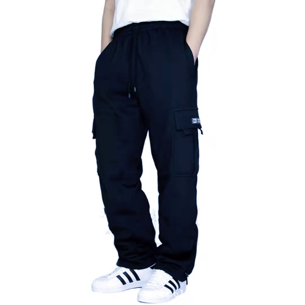 Autumn And Winter New Men Plus Thin Fleece Bunched Feet Tooling Casual
