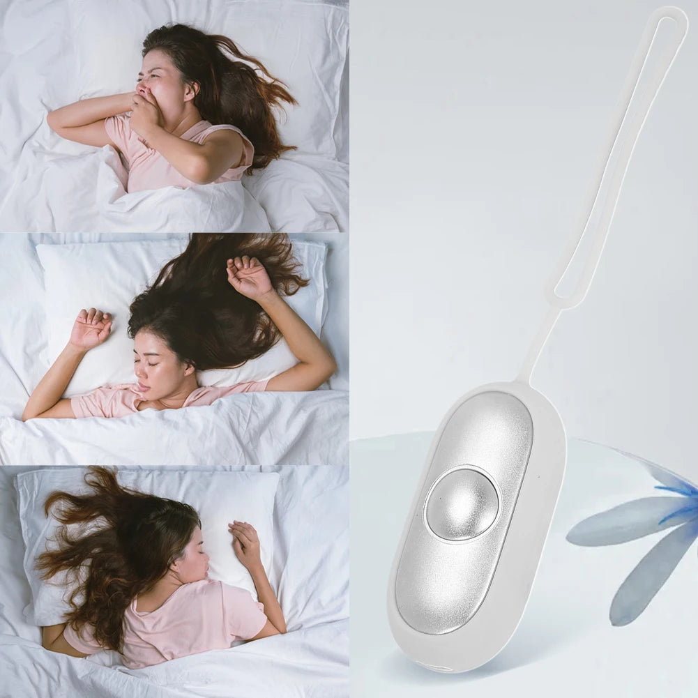 Handheld Micro-Current Instrument USB Charging Handheld Relaxation Device Lightweight Sleeping Device for Insomnia Brain Massage