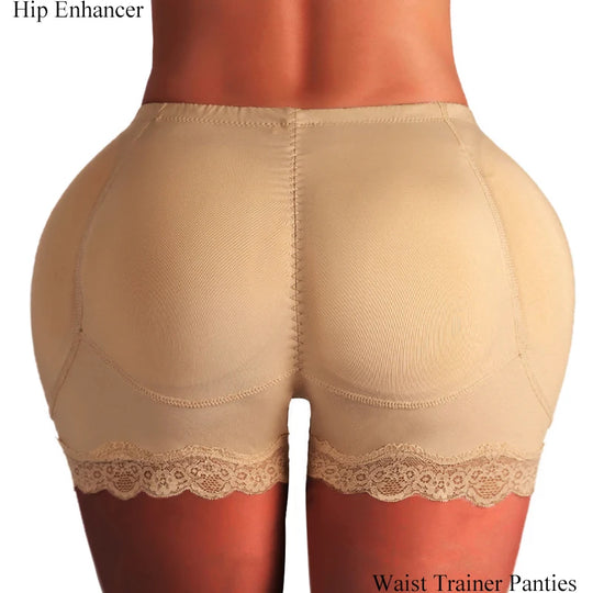 Women Padded Push Up Panties Butt Lifter Shaper Fake Ass Buttocks Hip
