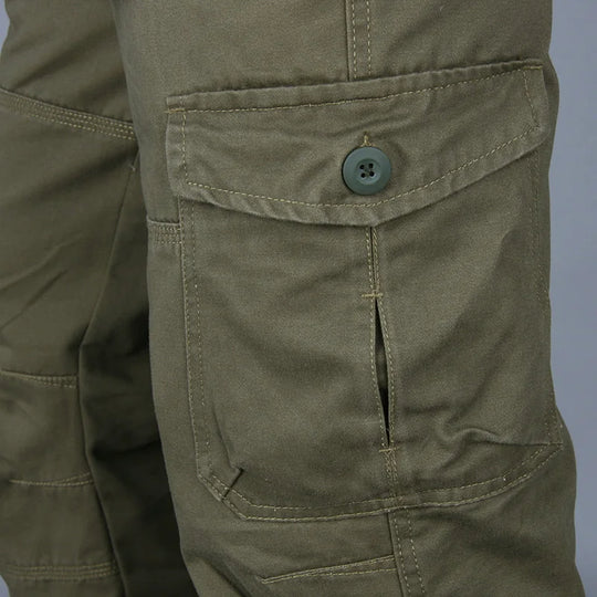 2023 Tactical Pants Men Black Cotton ix9 Zipper Streetwear Autumn