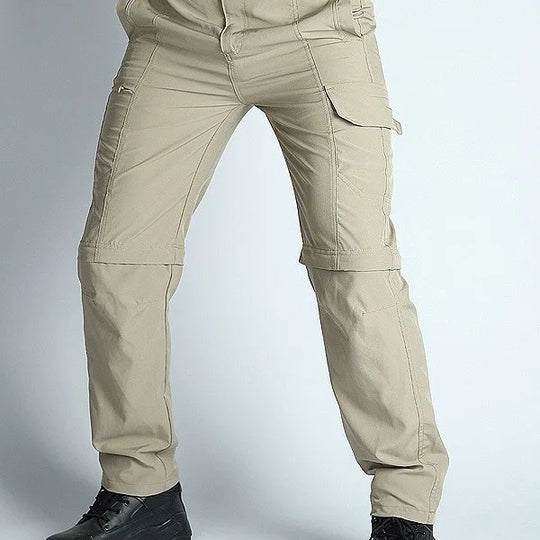 Men's Hiking Pants Convertible Zip Off Lightweight Waterproof Quick Dry Outdoor Fishing Travel Safari Camping Detachable Trouser