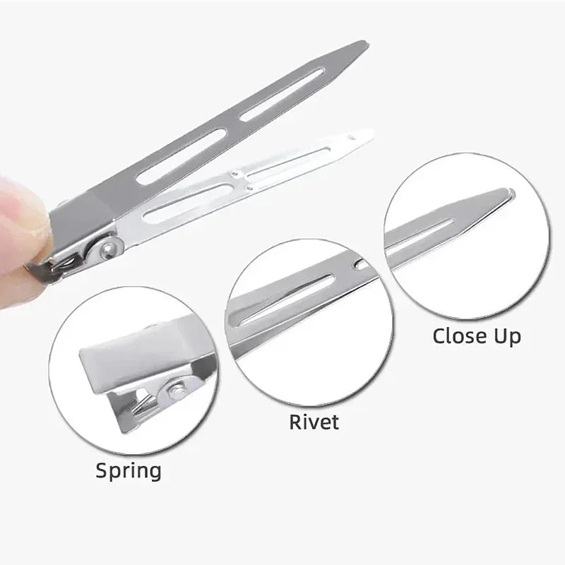30/50Pcs Professional Ladies Salon Fixed Hair Pin 4.5cm Curl Metal