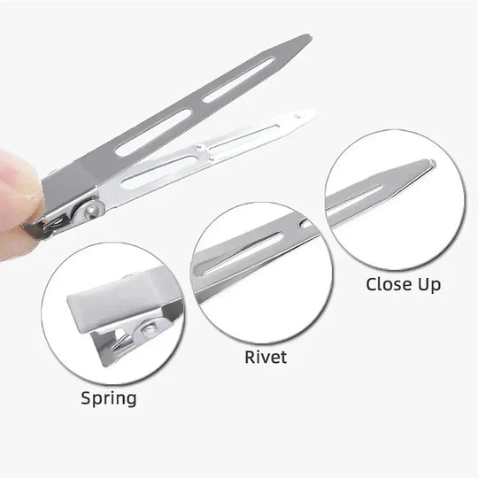30/50Pcs Professional Ladies Salon Fixed Hair Pin 4.5cm Curl Metal