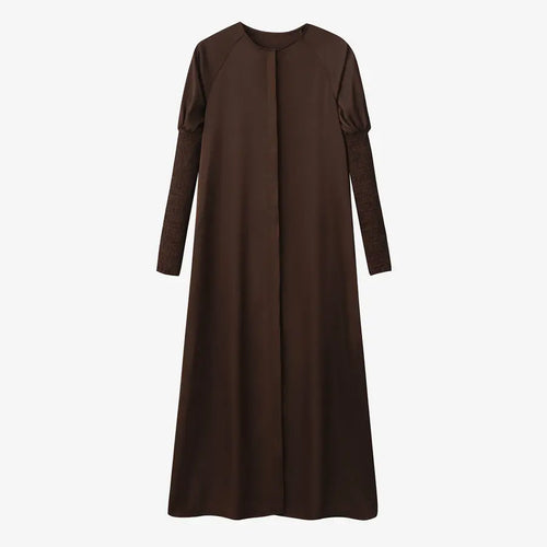 AS 2024 woman clothing satin dress button down design smocking sleeve