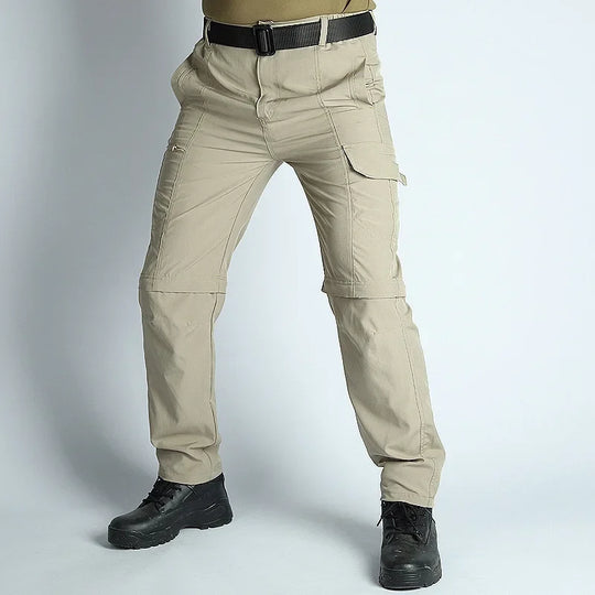 Men's Hiking Pants Convertible Zip Off Lightweight Waterproof Quick Dry Outdoor Fishing Travel Safari Camping Detachable Trouser