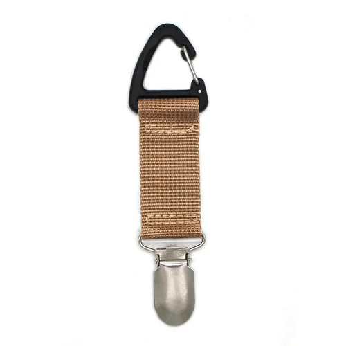 Outdoor travel straw hat clip Portable hat companion bag clip
