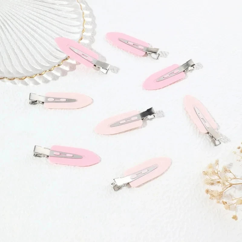8pcs/set Women Girls No Bend  Seamless Hair Clips Side Bangs Barrette