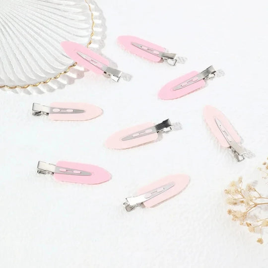 8pcs/set Women Girls No Bend  Seamless Hair Clips Side Bangs Barrette