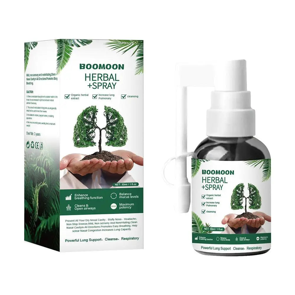 30ml Herbal Lung Cleanse Mist – Powerful Lung Support, & Lung – Cleanse Mist Care Herbal Health Spray Breathe Herbal Cleans T6G5