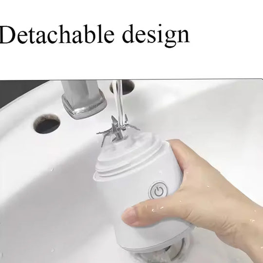 Portable Travel Blender 600ml Smoothie Maker With Spout Portable Blender USB Rechargeable Protein Blender