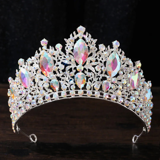 Luxury Waterdrop Crown Wedding Dr Headwear Baroque Alloy Bridal Crown Hair Accory for Women Fre out New Faion Jewelry