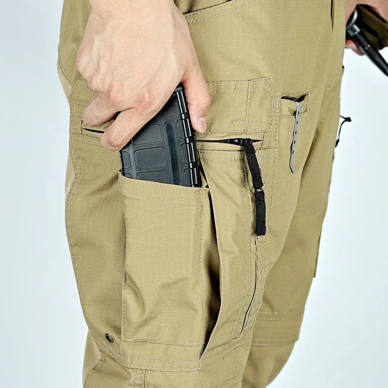 Military Tactical Pants Men's Cargo Trousers Casual Outdoor Waterproof