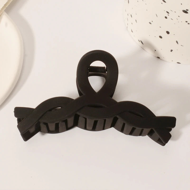 5PCS Frosted Hair Clips Simple Big Hair Claw Clips for Women Girls Thin Thick Curly Hair Jaw Clips Shark Clips Hair Accessories