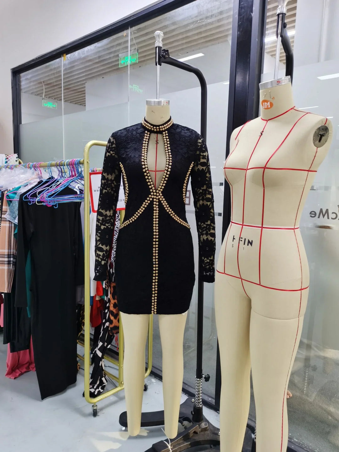 Women's Sexy Dress Spring Summer Latest V-Shaped Collar Hot