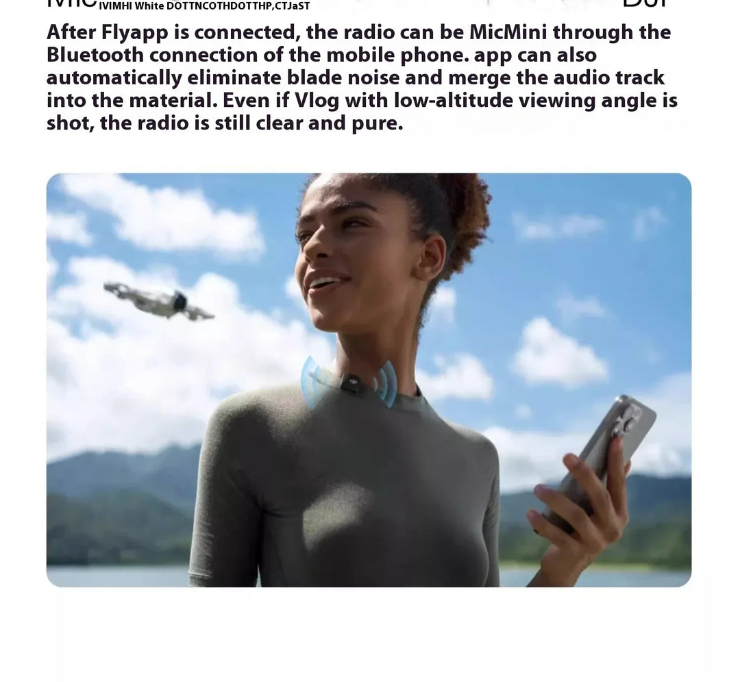 DJI Mic Mini 2TX 1RX add Charging Case Two-Level Active Noise Cancelling 48-Hour Operation High-Quality Audio Stable Transmissio