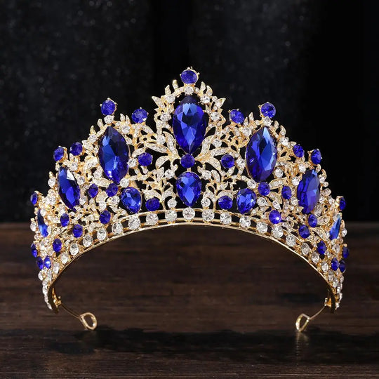 Luxury Waterdrop Crown Wedding Dr Headwear Baroque Alloy Bridal Crown Hair Accory for Women Fre out New Faion Jewelry