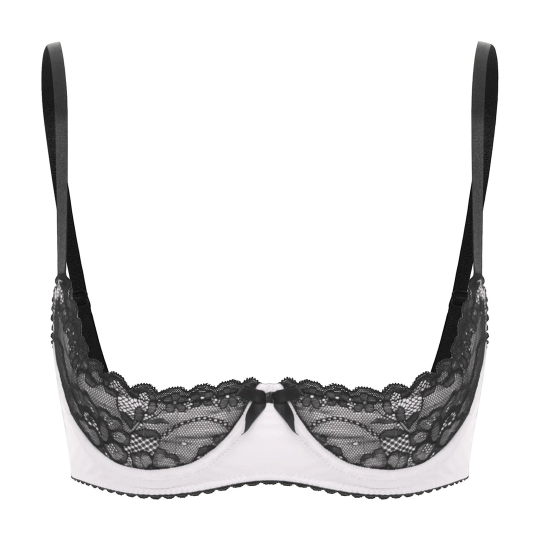 Sexy Lace Bra Women's Lingerie Underwire Half Cup Push Up Brassiere