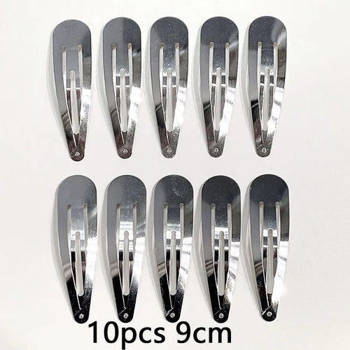 10/20/30pcs/set Women Silver Gold Black Waterdrop Shape Basic Alloy