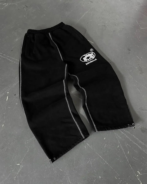 Harajuku Man Long Pants Cargo Streetwear Joggers Men Y2k Casual Police