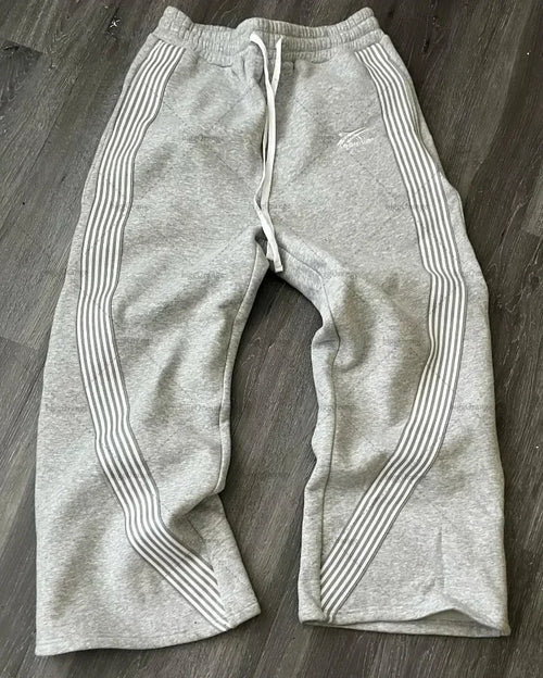 Y2k Embroidered Gray Casual Pants Camo Functional Tactical Functional
