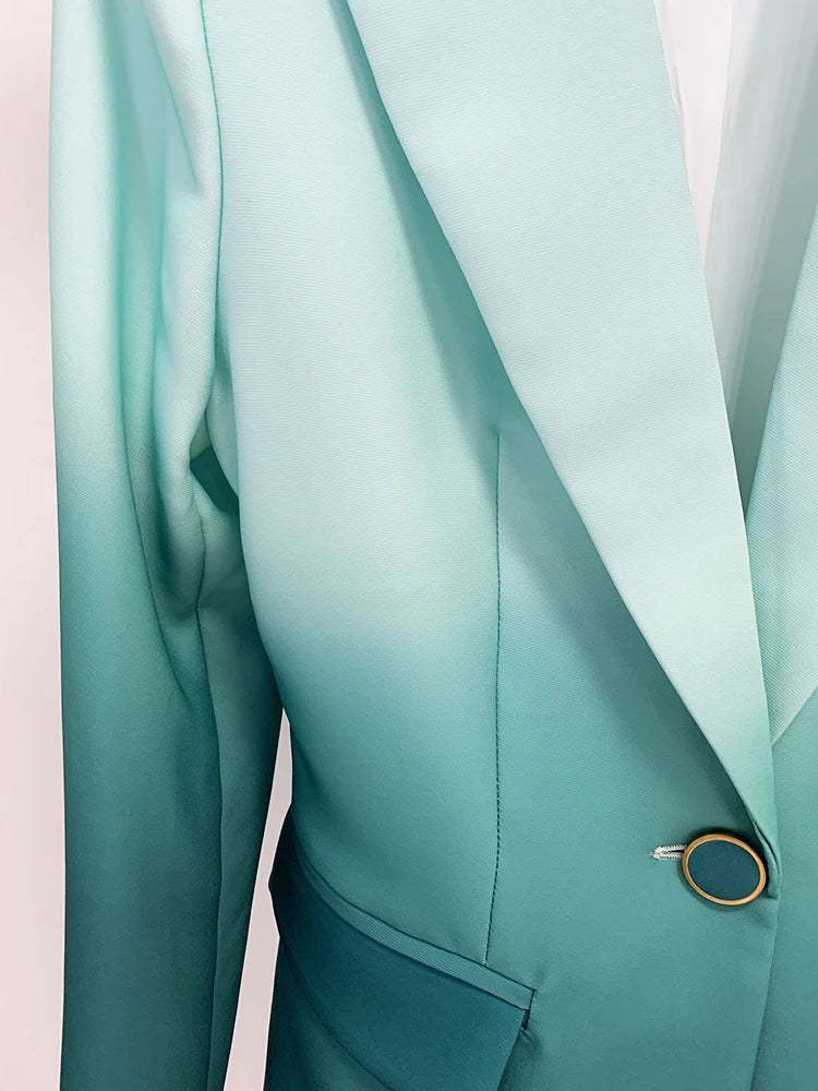 HIGH QUALITY Newest Fashion 2024 Designer Suit Set Women's Single