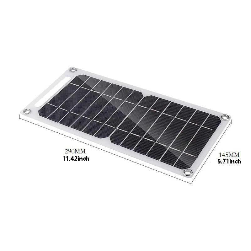 10W Solar Kit 5V Outdoor Solar Mobile Phone Charging Panel Flexible