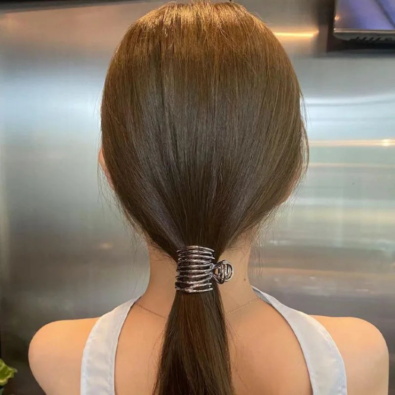 Fashion Irregular Metal Hair Claws Nonslip Hairpins For Women Girl